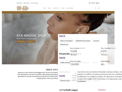 aya-maggie-shop jewellery shopify store