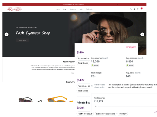 posh-eyewear-shop eye wear shopify store