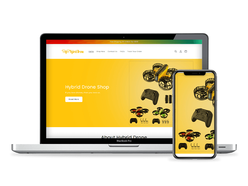 Hybrid Drone Shopify Store Product Image
