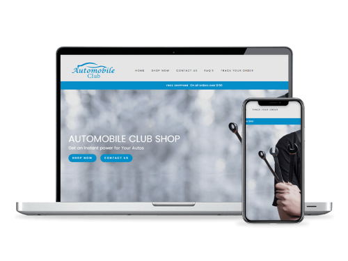 Automobile Club - Shopify Dropshipping Store