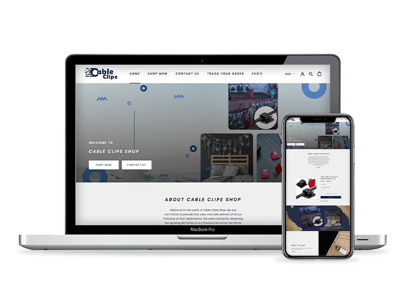 Cable clipe shopify store product image