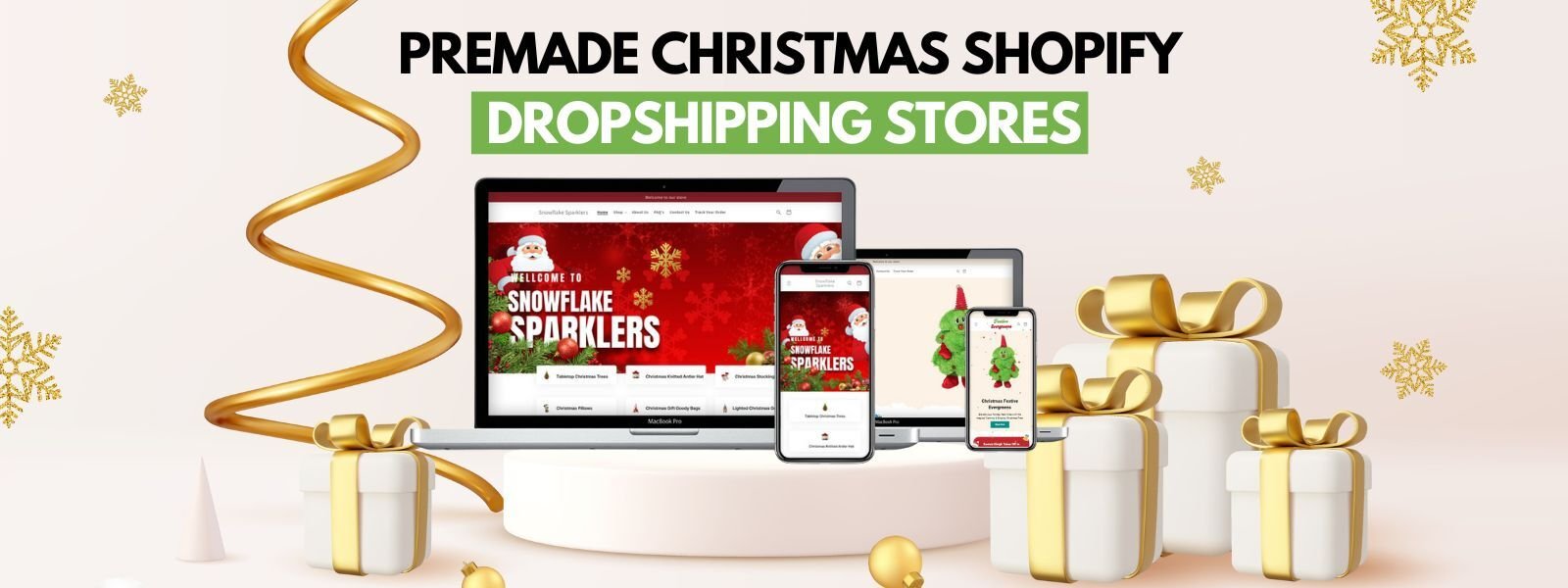 Christmas Premade Shopify Dropshipping Stores for Sale: Start Selling For Just $99